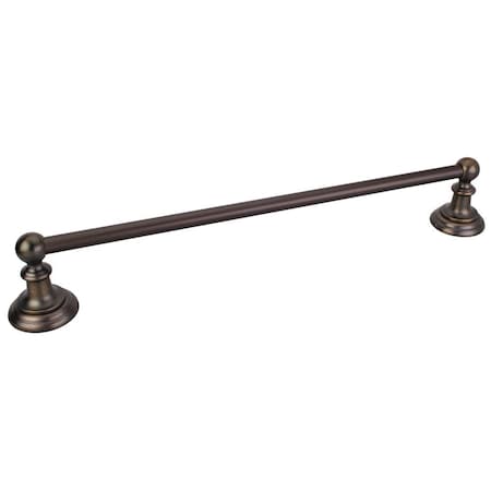 Elements Fairview Brushed Oil Rubbed Bronze 24" Single Towel Bar - Contractor Packed 2PK BHE5-04DBAC